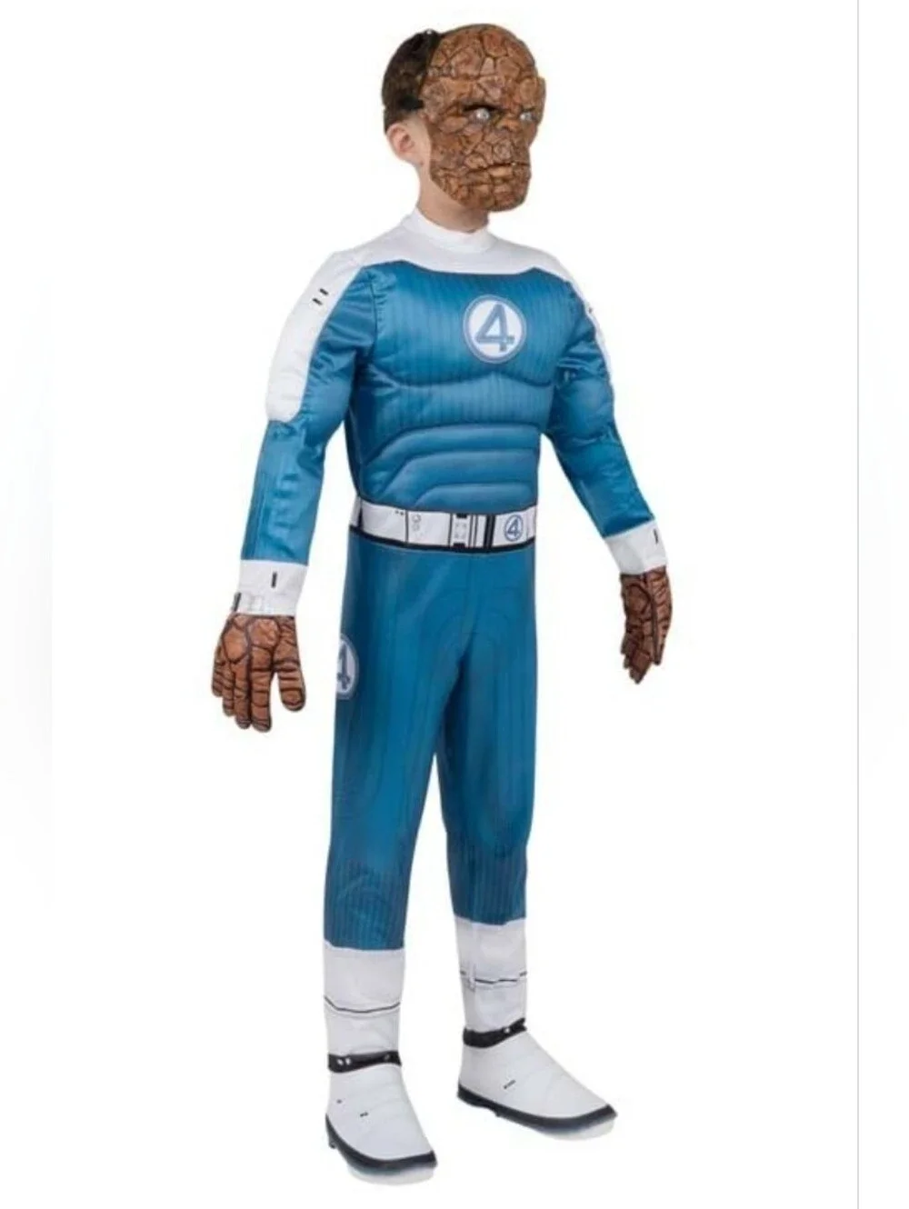 Mavel Studio Boy's Deluxe The Fantastic 4 The Thing Costume New Sz: 6/7 (Small)
